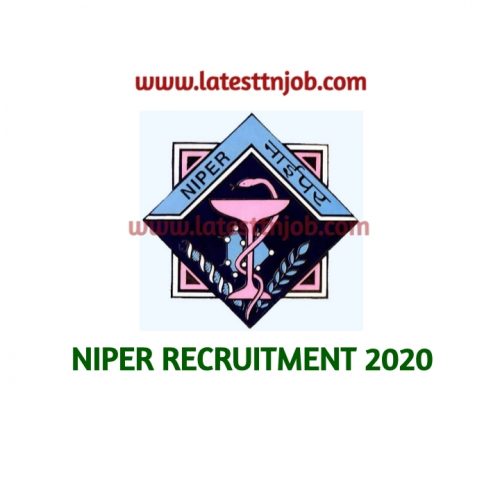 NIPER RECRUITMENT 2020